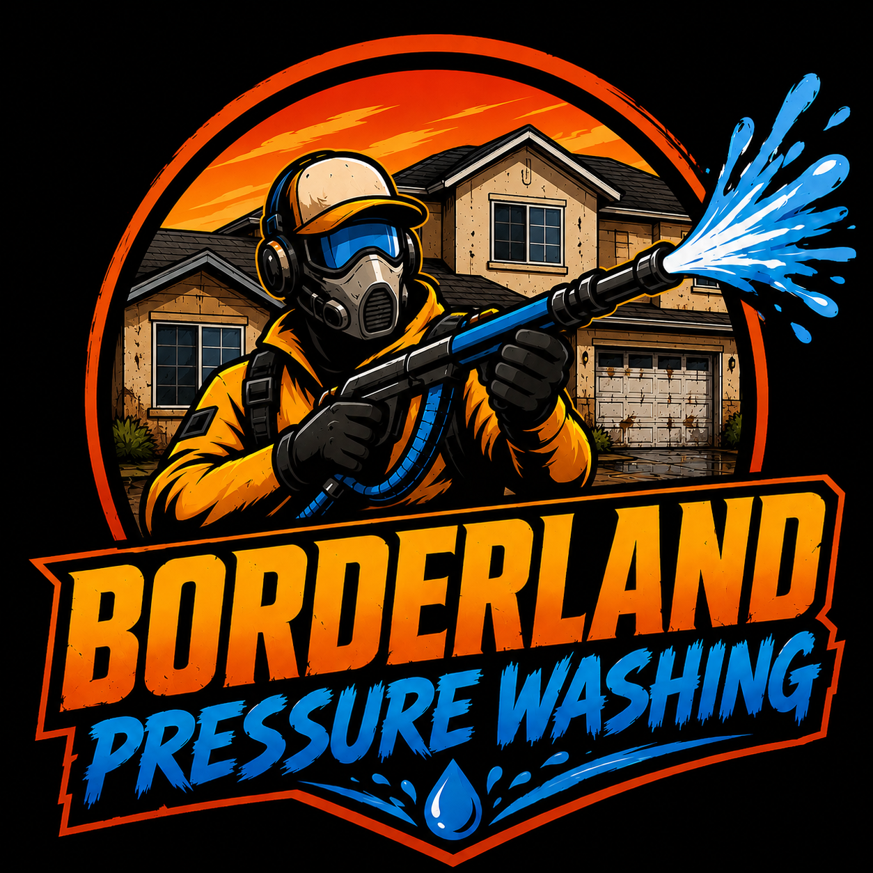 Borderland Pressure Washing logo